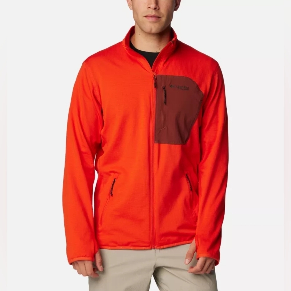 ✨️Host Pick✨️ Columbia Titanium Triple Canyon™ Grid Fleece Full Zip Jacket - XXL